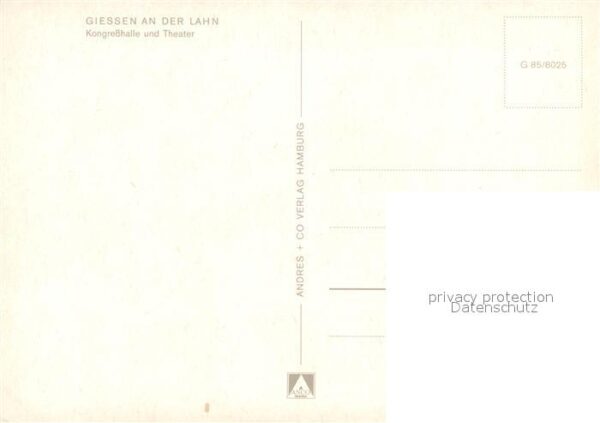 Giessen Lahn Kongresshalle Theater – Bild 2