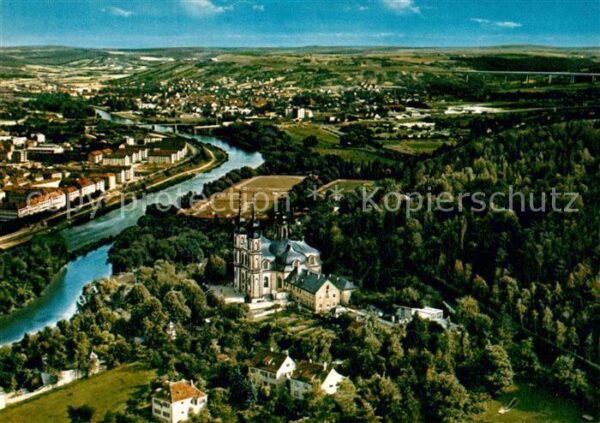 Wuerzburg Käppele Fliegeraufnahme
