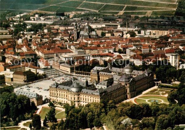 Wuerzburg Fliegeraufnahme