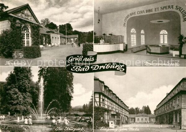 Bad Driburg Trinkhalle Brunnenausgabe Kurpark
