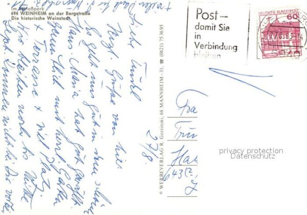 Weinheim Bergstrasse Schlosspark – Bild 2