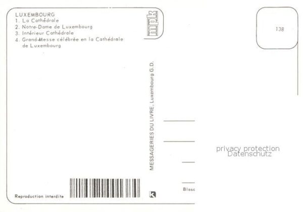 LUXEMBOURG  Luxemburg Cathedrale de Notre-Dame – Bild 2