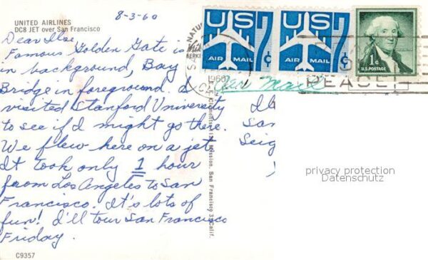 San Francisco California United Airlines C8 Jet – Bild 2