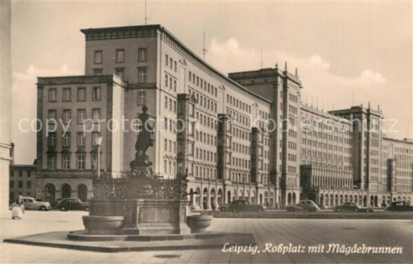 Leipzig Rossplatz Mägdebrunnen