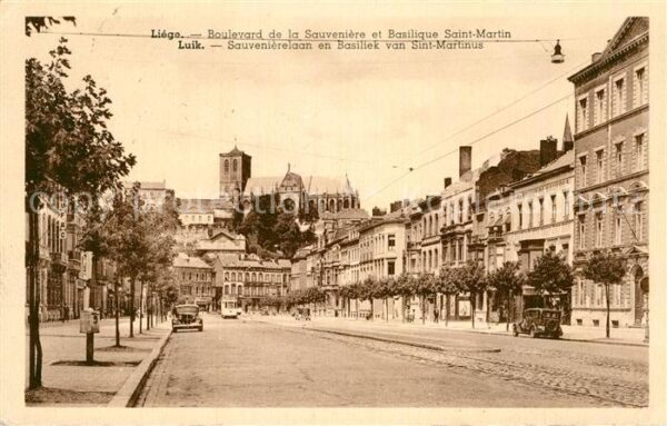 Liege Luettich Boulevard de la Sauveniere Basilika Sai
