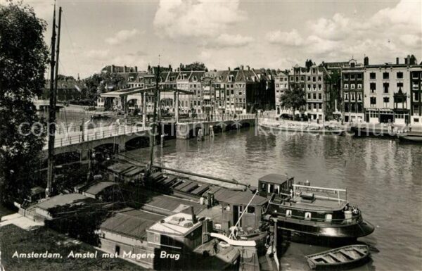 Amsterdam Niederlande Amstel Magere Brug