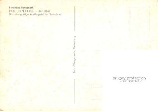 Plettenberg Berghaus Tanneneck – Bild 2