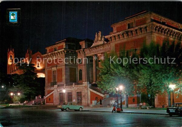 Madrid Spain Museo del Prado Nacht