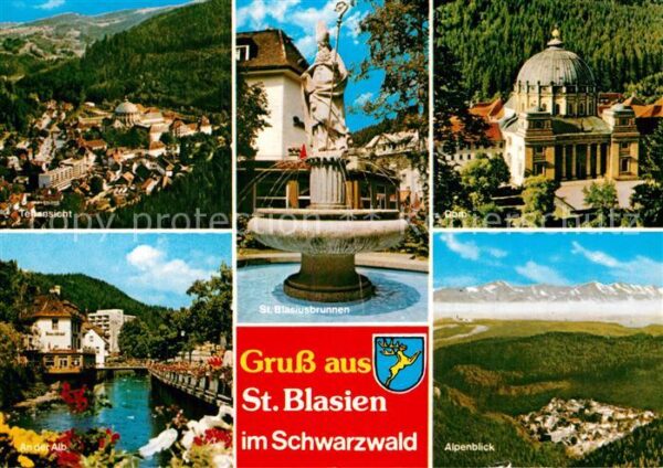 St Blasien An der Alb Alpenblick Sankt Blasiusbrun