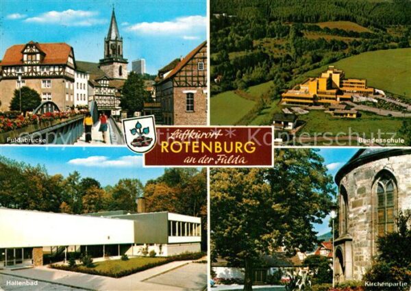 Rotenburg Fulda Fuldabrücke Bundesschule Hallenbad Kirc