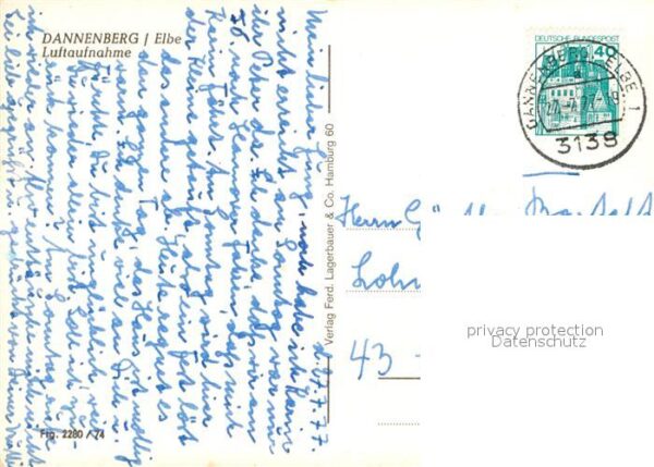 Dannenberg Elbe Fliegeraufnahme – Bild 2