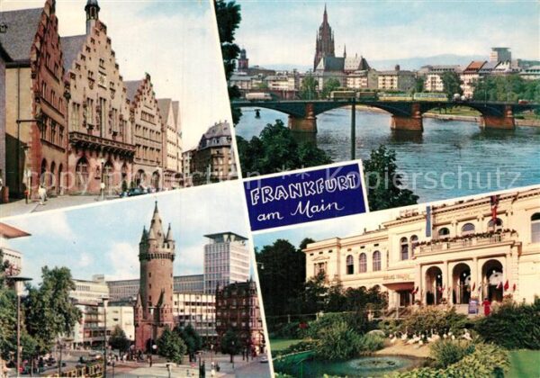 Frankfurt Main Römer Hauptwache Zoo