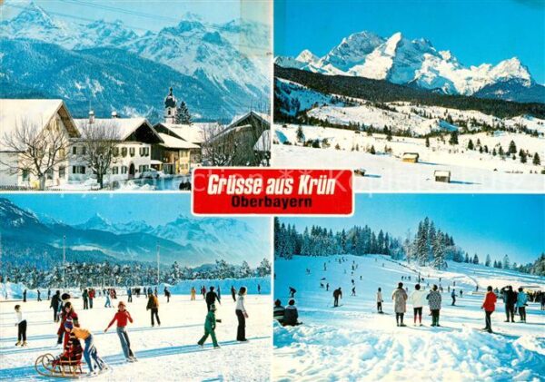 Kruen Winterlandschaften Zugspitzgruppe Karwe