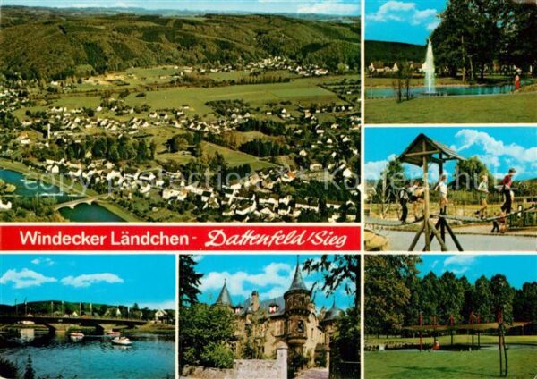Dattenfeld Panorama Schloss Brücke Abenteuerspielp