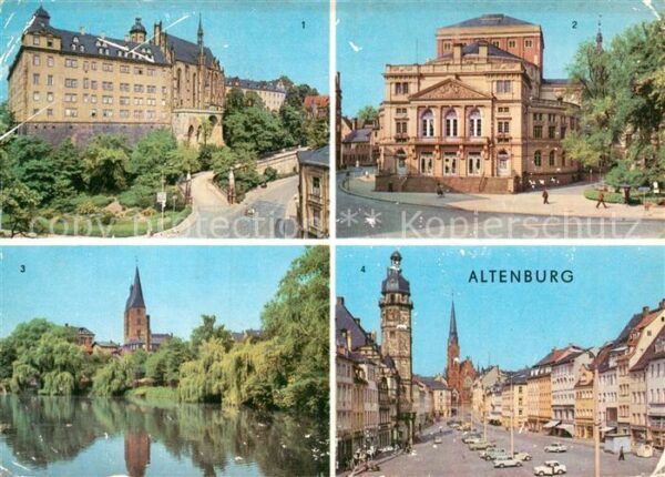 Altenburg Thueringen Schloss Stadtansichten