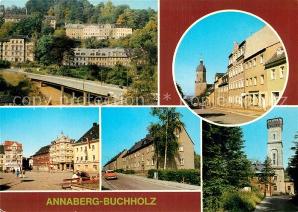 Annaberg-Buchholz Erzgebirge Annenkirche Markt Pöhlberg