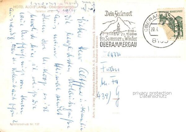 Oberammergau Hotel Alois Lang – Bild 2