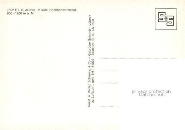 Blasien St Panorama Fliegeraufnahme – Bild 2
