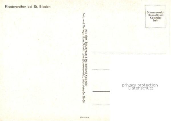 Blasien St Klosterweiher – Bild 2