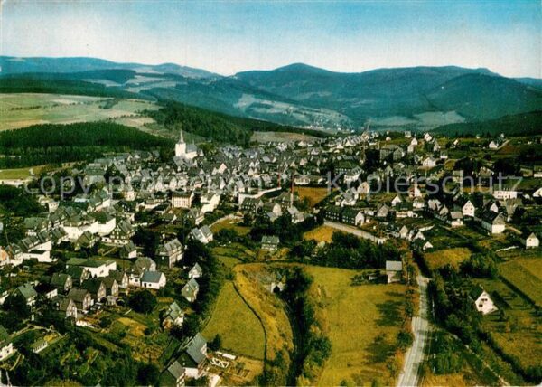 Winterberg Hochsauerland Fliegeraufnahme