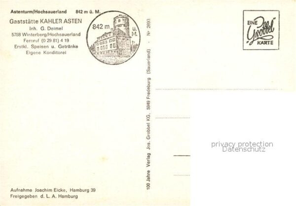 Winterberg Hochsauerland Astenturm Gaststätte Kahler Asten – Bild 2