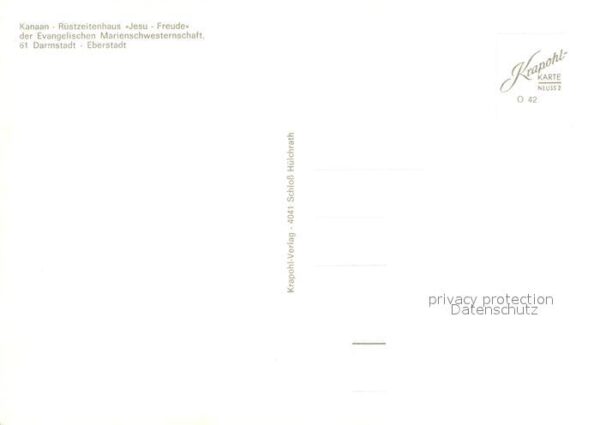Eberstadt Darmstadt Kanaan Rüstzeitenhaus Jesu Freude – Bild 2