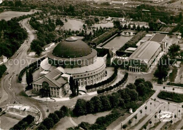 Hannover Fliegeraufnahme Stadthalle