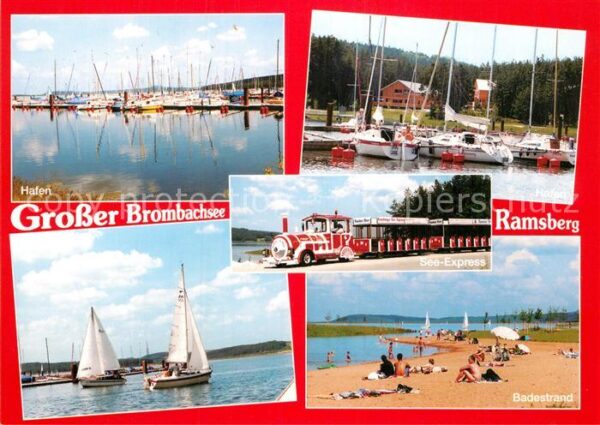 Ramsberg Mittelfranken Großer Brombachsee Hafen Badestrand