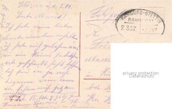 Schwarz Weiss Rot Pickelhaube Feldpost – Bild 2