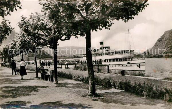 Dampfer Seitenrad Vaterland Andernach Rheinpromenade