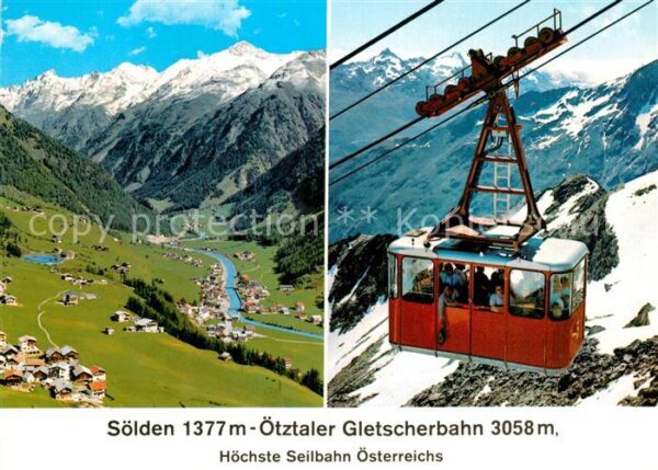 Seilbahn Ötztaler Gletscherbahn Sölden