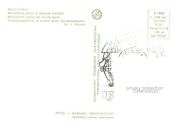 Hoehlen Caves Grottes Wieliczka Tropfsalzgebilde Grubenschach – Bild 2