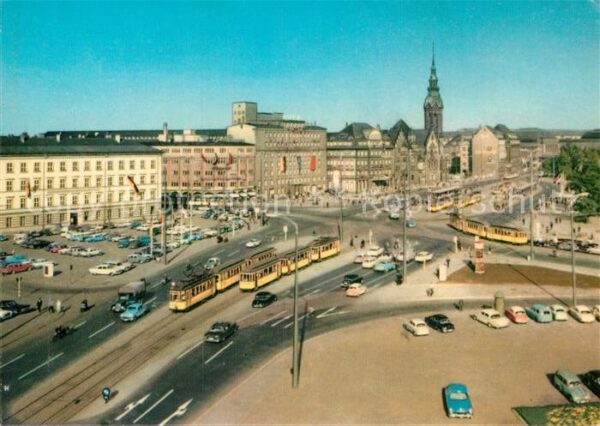 Strassenbahn Friedrich-Engels-Platz Leipzig