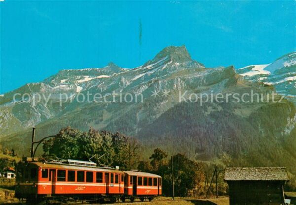Eisenbahn Les Diablerets Chemin der Fer Aigle Le