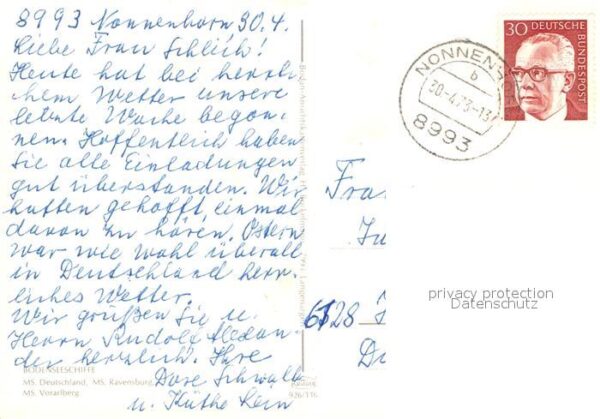 Motorschiffe MS Deutschland MS Ravensburg MS Vorarlb – Bild 2