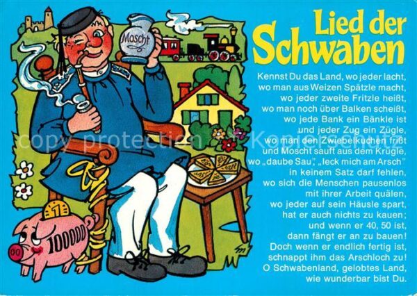 Liederkarte Lied der Schwaben