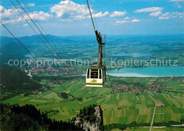 Seilbahn Tegelberg Füssen Schwangau Weissensee H
