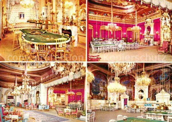Casino Spielbank Baden-Baden Saal Pompadour Roter Saal G