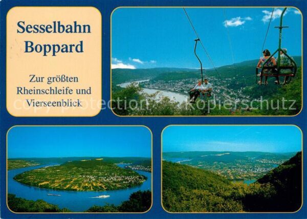Sessellift Boppard Rheinschleife Vierseenblick