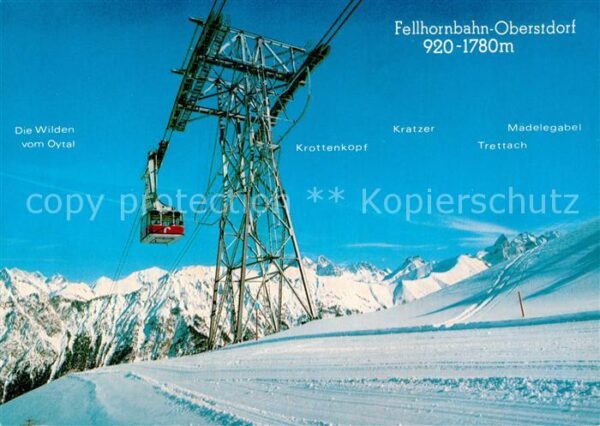 Seilbahn Fellhorn Oberstdorf Faistenoy Stillacht