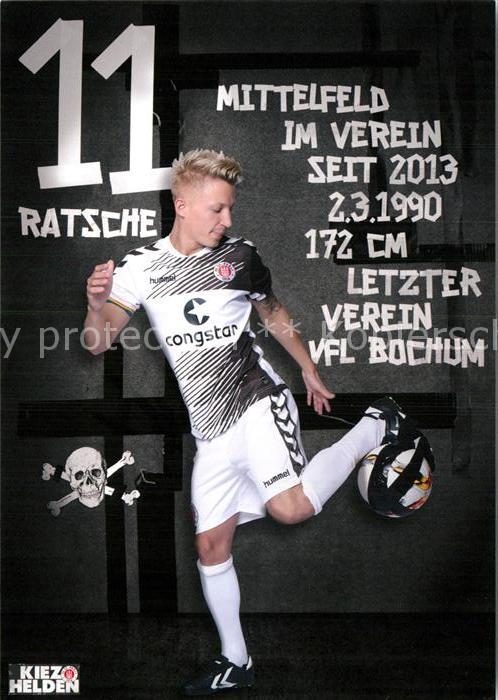 Fussball FC St. Pauli Marc Rzatkowski Autogramm