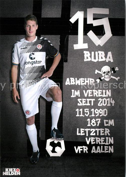 Fussball FC St. Pauli Daniel Buballa Autogramm