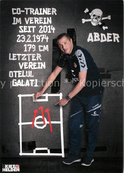 Fussball FC St. Pauli Co-Trainer Abder Ramdane A