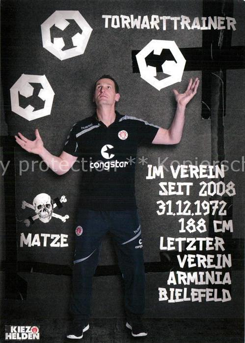 Fussball FC St. Pauli Torwarttrainer Mathias Hai