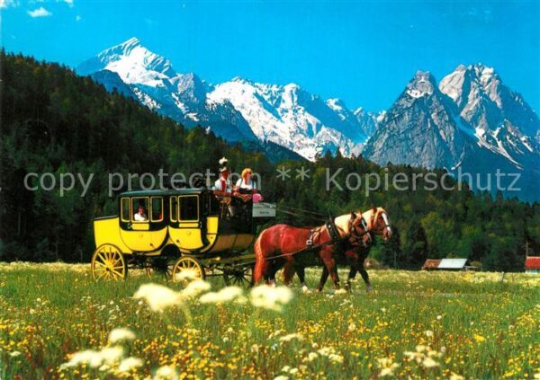 Postkutsche Garmisch-Partenkirchen Zugspitzgruppe