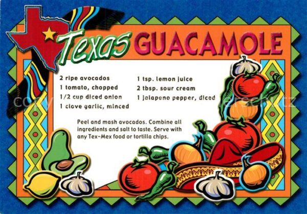 Lebensmittel Rezept Texas Guacamole