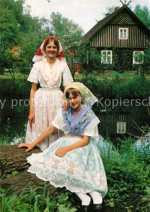 Trachten Niedersorbische Festtracht Leipe Spreew