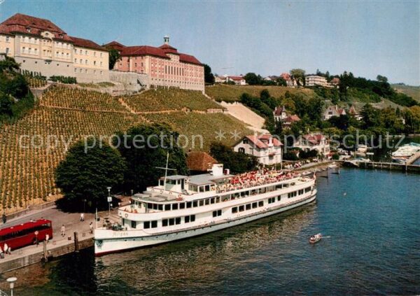 Motorschiffe MS Allgäu Meersburg Bodensee Hafen