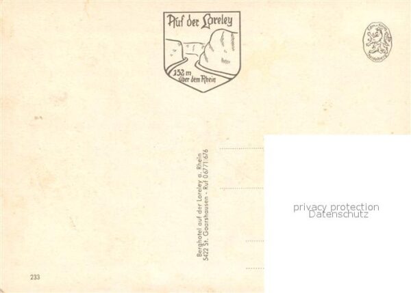 Loreley Lorelei Gedicht – Bild 2