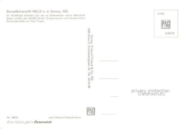 Bibliothek Library Benediktinerstift Melk Donau – Bild 2